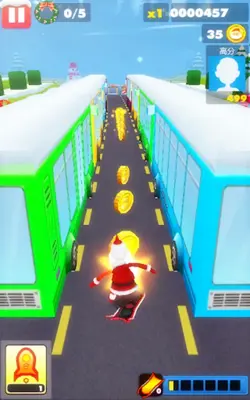 Santa Run android App screenshot 0